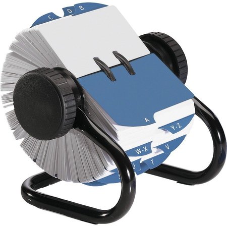 Rolodex Open Rotary File, 500-Card Capacity, 2-1/4"x4", Black ROL66704